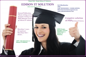 PHD RESEARCH GUIDANCE IN EDISON IT SOLUTION